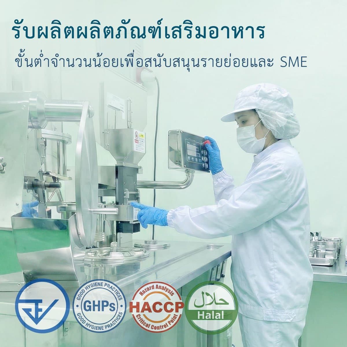 รับผลิตอาหารเสริมขั้นต่ำน้อย